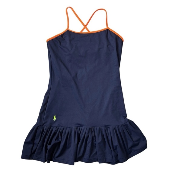 Ralph Lauren Polo Tennis Dress Nylon Multicolor Women’s Size Large NWT $198 - Picture 1 of 6